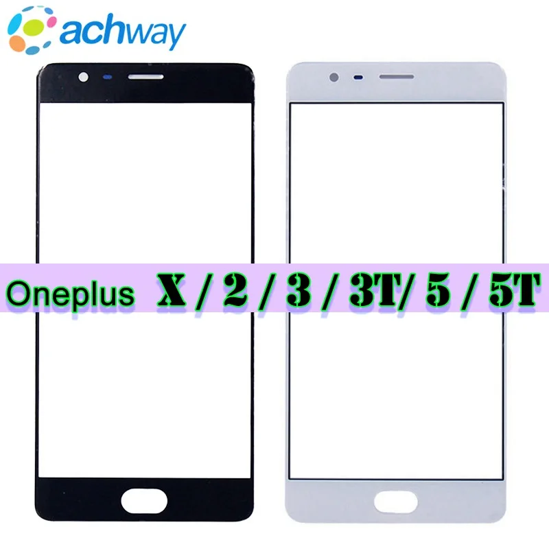 Для Oneplus 3 3T Передний экран стекло Внешний объектив 5 &quotOneplus3 Сенсорная панель