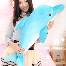 Прекрасный материал игрушка Дельфин Синий dolpin кукла высокого качества кукла подушка около 85 см