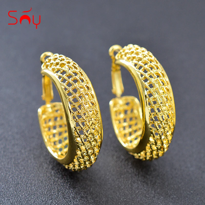 

Sunny Jewelry Big Round Hoop Earrings For Women High Quality Jewelry Fashion Earrings For Party Wedding Ethnic Jewelry Findings