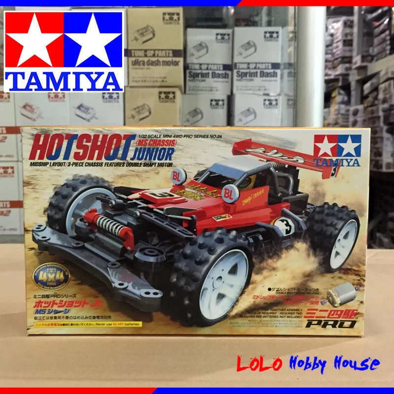 DIY Tamiya 4WD модель автомобиля hotshot 18624