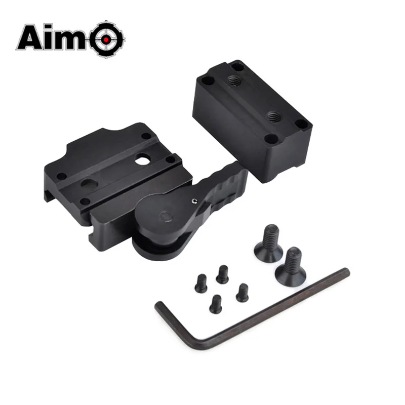 

AIMO AD QD Low and High / Riser co-witness height CNC Mount for Trijicon MRO Red Dot (Black) AD-MRO-10 AO1790