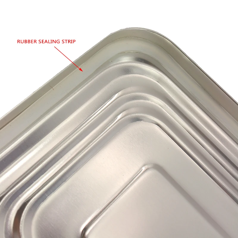 PSKOOK алюминиевый сплав Кемпинг Ланч-бокс водостойкий Открытый пищевой контейнер с двойной пряжки для ушей посуда