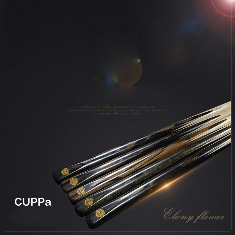 Новый Cuppa One Piece Снукер Cue Stick с чехлом 5A Северная Америка пепельная бильярдная