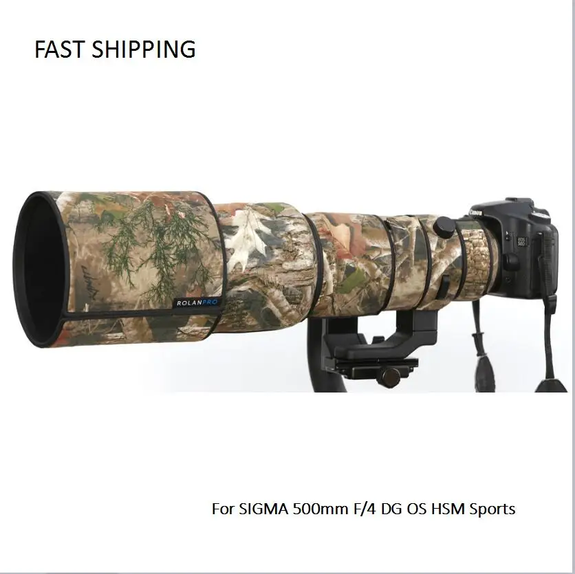 

DHL/EMS shipping lens coat camouflage for Sigma 500mm F/4 DG OS HSM Sports gun clothing Lens protection pt0027