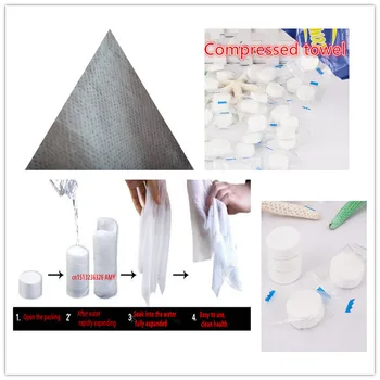 

Wholesale Price/100pc White Cotton Towels Mini Portable Face Care Compressed Towel For Outdoor Travel Health Sports Magic Towel