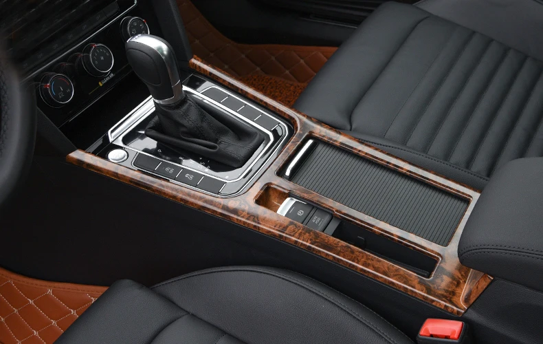 Для Passat B8 хромированные автомобильные наклейки аксессуары для модификации интерьера в управлении Шестерня держатель чашки панель декоративная рамка