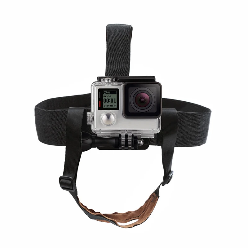 Нейлоновый головной ремень для GoPro Hero 7 6 5 4 SJCAM Yi 4K + камера с ремнем подбородка