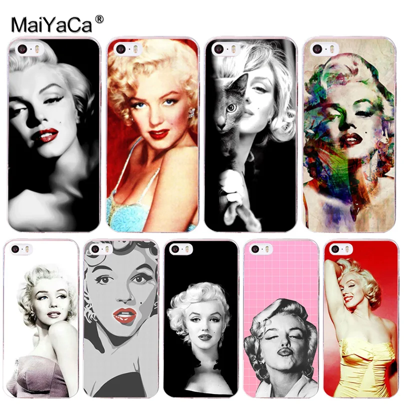 MaiYaCa Мэрилин Монро с кошкой Новинка чехол для телефона iphone SE 2020 11 pro 8 7 66S Plus X 10 5S XS XR