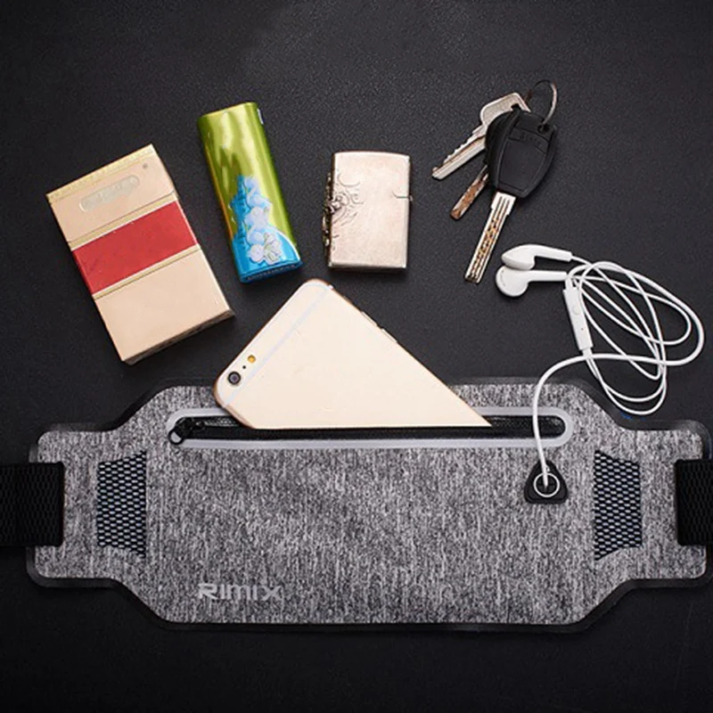 Спортивные сумочки Rimix для бега, фитнес-карманы, цветная рамка, плоский пояс, уличная Портативная сумка для хранения, ультратонкие маленькие карманы