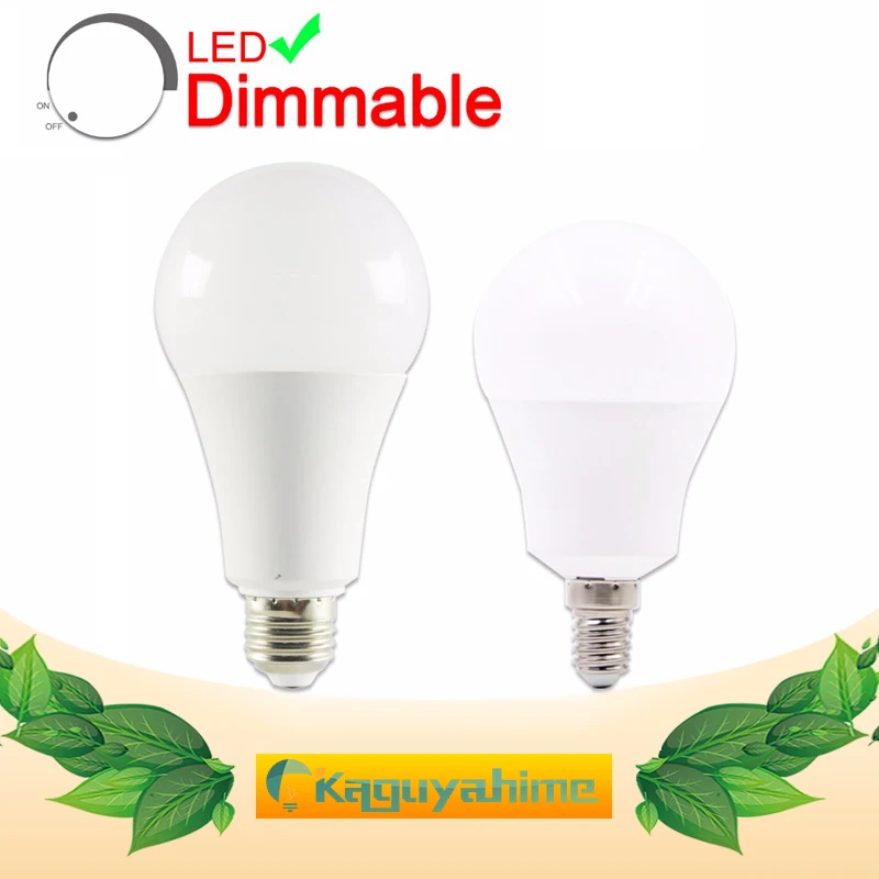 

Dimmable LED Bulb E27 E14 Lamps 220V 240V Light Bulb Smart IC Real Power 20W 18W 15W 12W 9W 5W 3W LED E14 Warm White Cold White