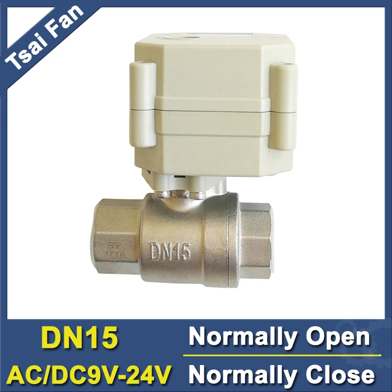 Aberto e fechar a Válvula Elétrica com Indicador de Água Power Off Retorno Dn15 Normalmente Ac e dc 9 v 12 v 24 v 2 way Bsp e npt 1 e 2  ss304 Válvula