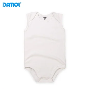 

DANROL Baby Bodysuits Newborn Solid vest short sleeve bodysuits Baby Underwear Infant Pajama