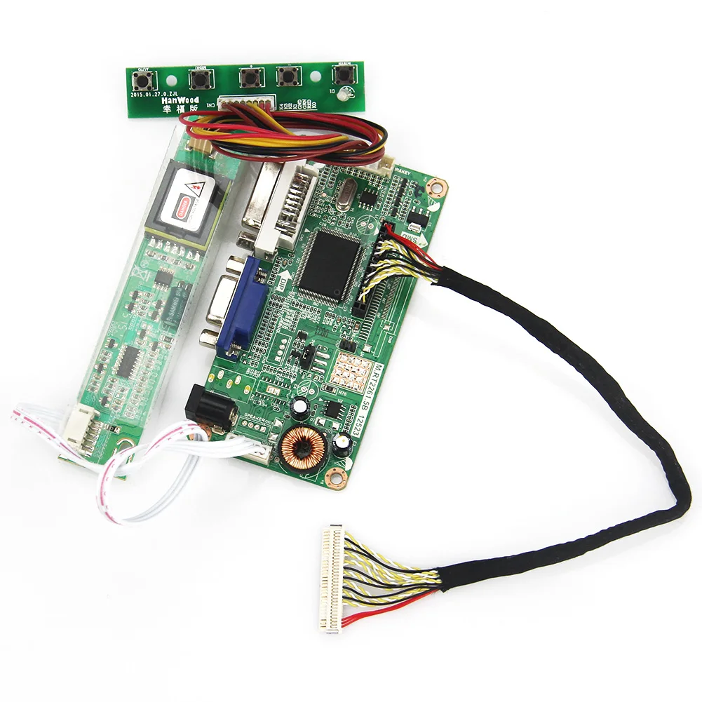 Для LP154WX4-TLD2 VGA + DVI M.RT2261 плата драйвера ЖК/светодиодного контроллера 1280x800 LVDS