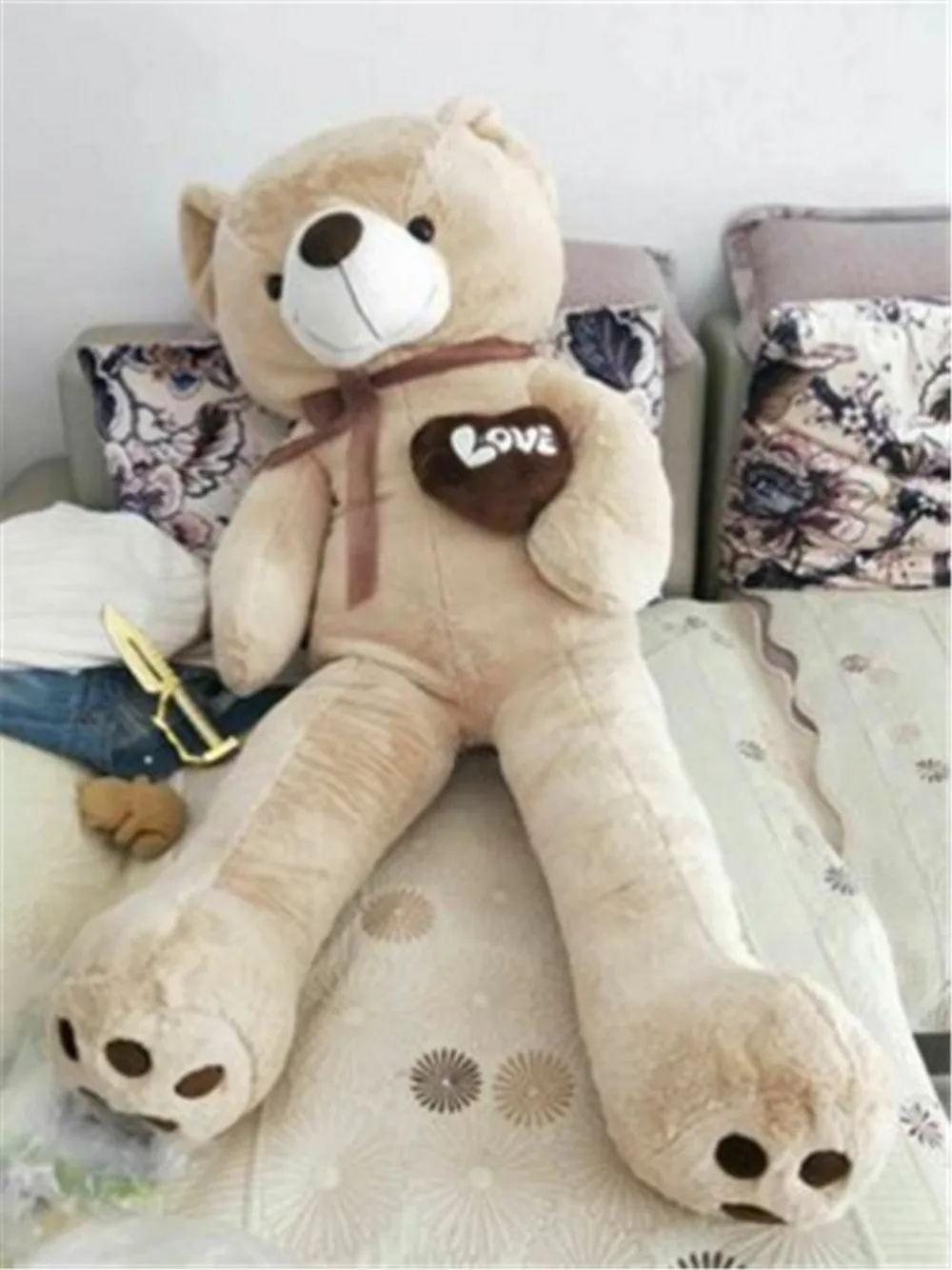 huge teddy bear plush toy big giant bears doll10