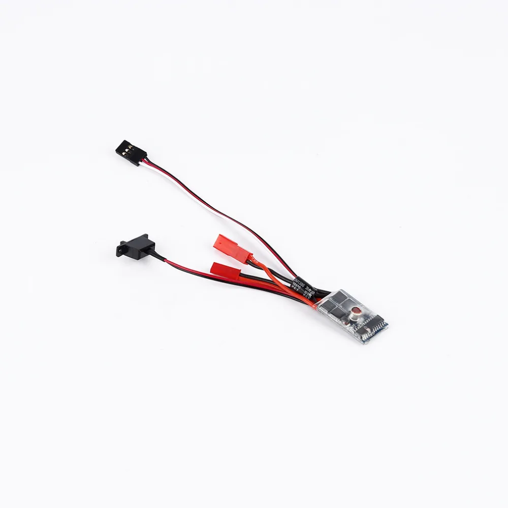 

RC Spare Parts 10A Brushed ESC Motor Speed Controller for RC Car Boat Tank without Brake ESC for 1/16 1/18 1/24 RC Accessories