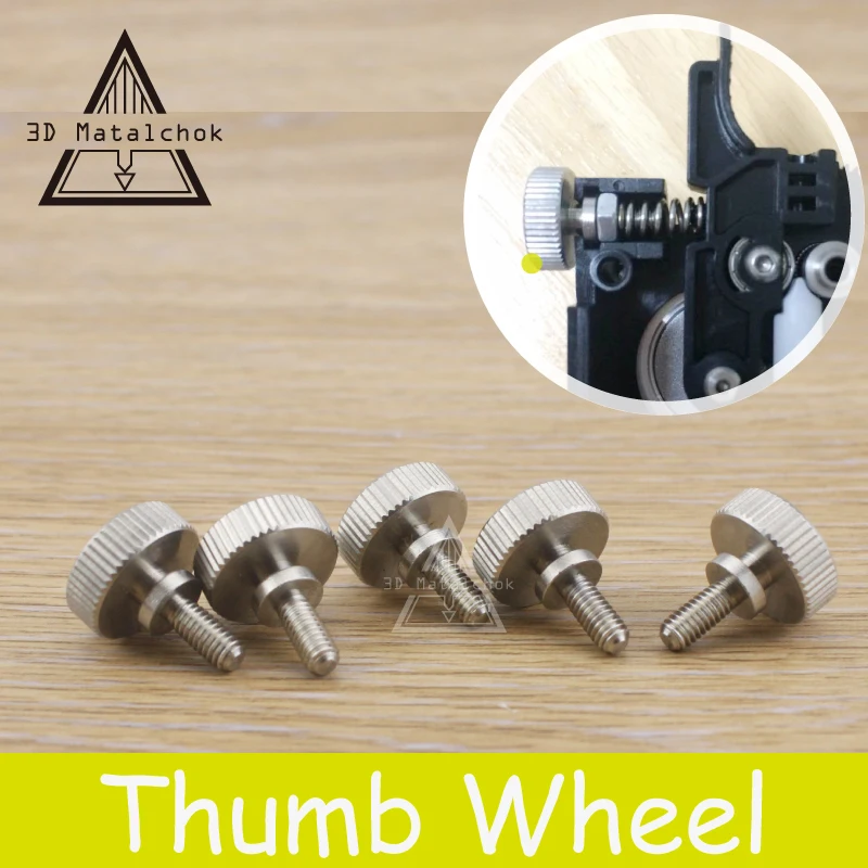 HOT! 1pcs/lot Titan Thumb Wheel for 3D printer titan Extruder desktop FDM reprap MK8 J-head bowden i3 | Компьютеры и офис