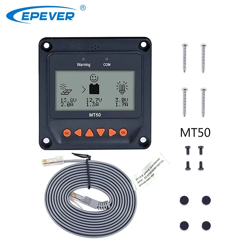 

Solar Controller Remote Meter MT-50 for TRACER BN Series MPPT Tracer 2215BN 3215BN 4215BN itracer6415ND VS3024BN EPsolar
