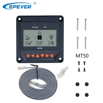 EPever Remote Meter MT-50 For EPsolar Solar Controller LCD Display Suitable for Tracer-AN/BN Series 10-100A MPPT Solar Regulater 30a epever mppt solar tracking regulator epsolar 12v 390w 24v 780w tracer3210an mt50 remote meter solar charging controller