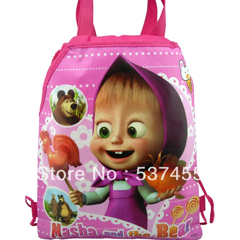 masha and the bear school bag