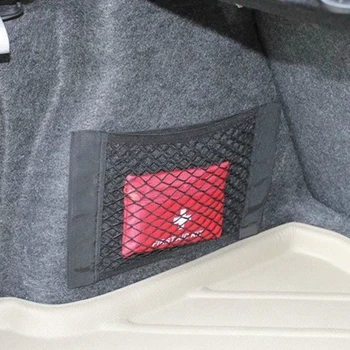 

Truck Interior Seat back Organizer Net Pocket Nylon 40x25cm Black Replacement