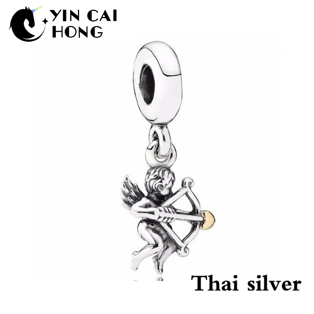 

YCH Vintage Elegant Love Angel Cupid Pendant Charm Limited Collection Original Women's Jewelry Charming Gift Recommended