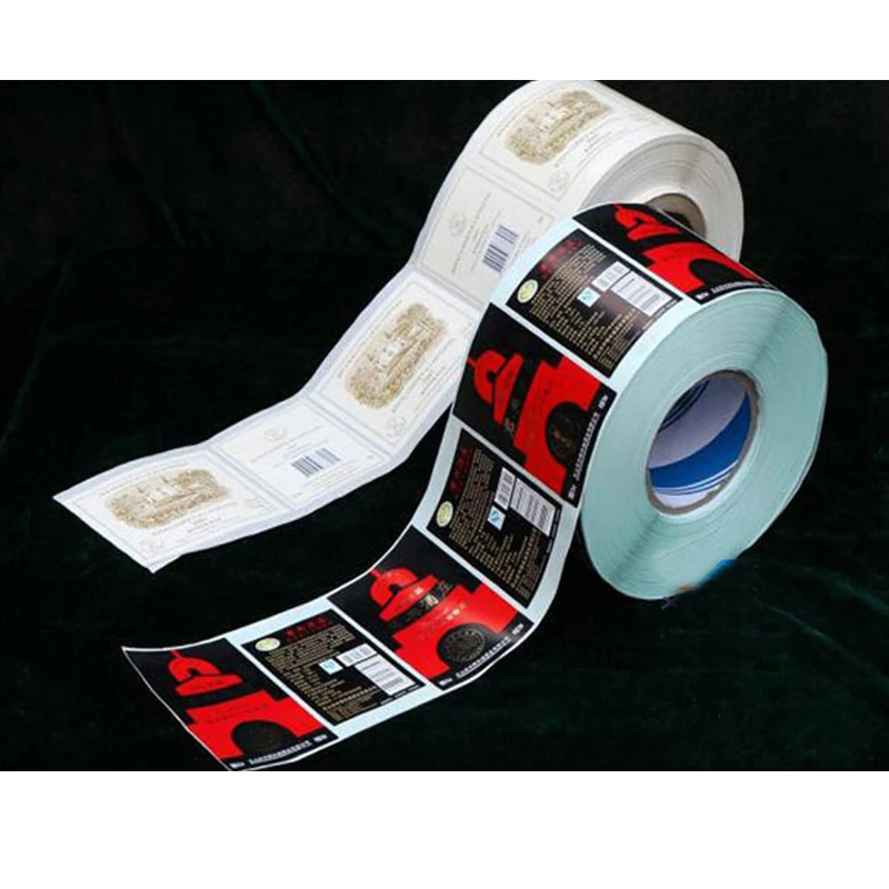 high quality self adhesive paper sticker glossy effect