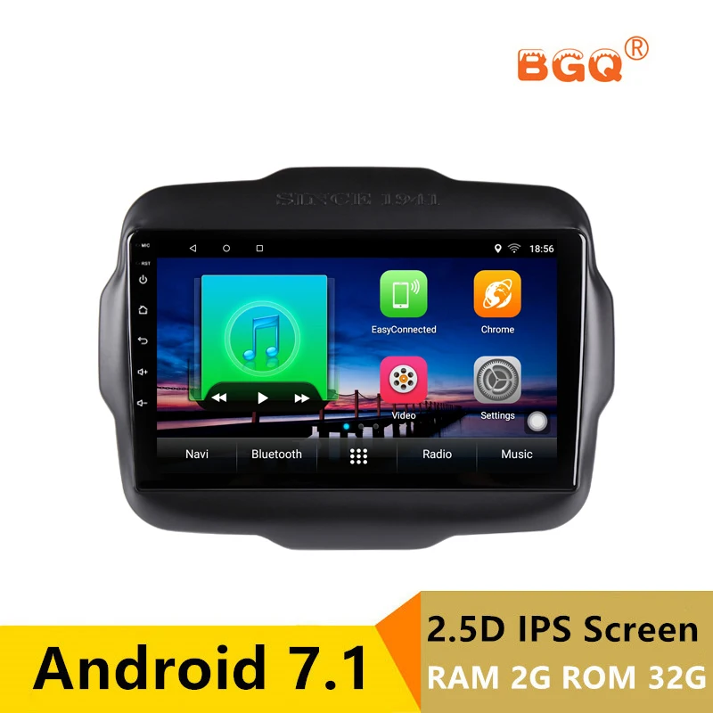 

9" 2G RAM 32G ROM Android Car DVD Video Player GPS For Jeep Renegade 2015 2016 2017 2018 audio car radio stereo navi wifi