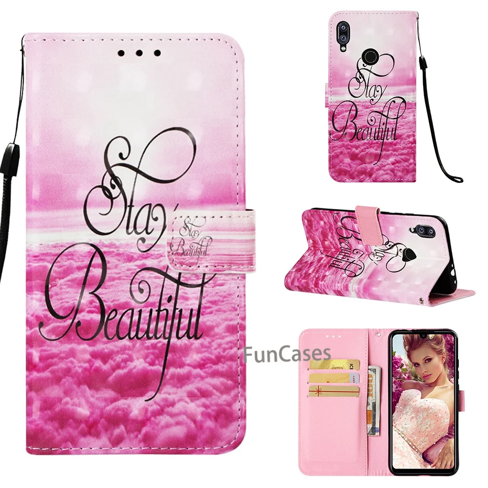 

For Redmi Note 7 Case Leather Wallet Phoen Case For Xiaomi Redmi Note 7 Case Coque Redmi Note 7 Flip Leather Cover hoesje Funda
