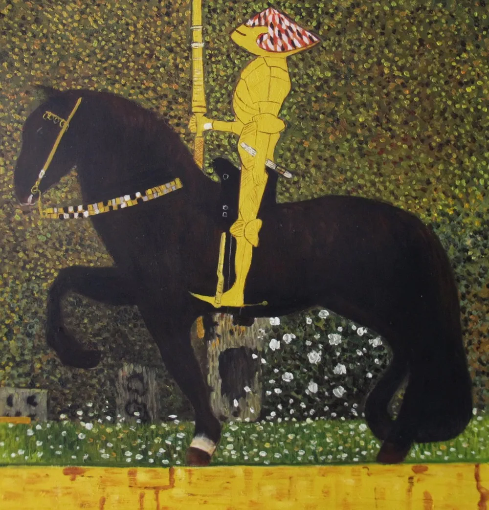 The Golden Knight by Gustav Klimt