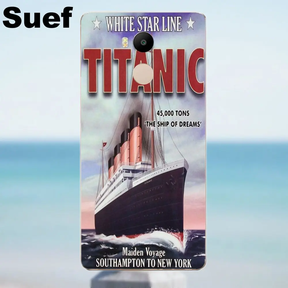 Мягкий чехол для телефона Suef Titanic White Star Line Xiaomi Redmi 4 3 3S Pro Mi3 Mi4 Mi4i Mi4C Mi5 Mi5S Mi Max Note 2 4|note