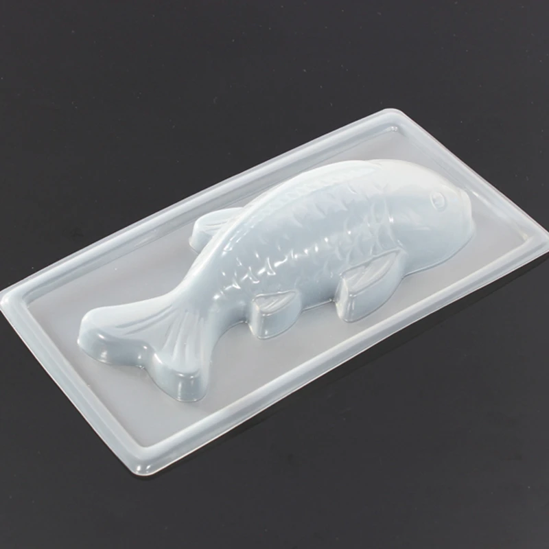 Новогодняя 3D пластиковая форма Cyprinoid для ловли рыбы и карпа желе пудинга выпечки