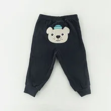 Штаны для маленьких мальчиков; одежда; детские брюки; Одежда для младенцев; Детские хлопковые штаны с вышивкой собаки для отдыха для маленьких девочек