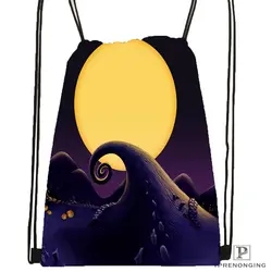 Custom The Nightmare Before Christmas походная сумка на шнурке Cute Daypack Kids Satchel (черная спина) 31x40 cm #180531-03-48