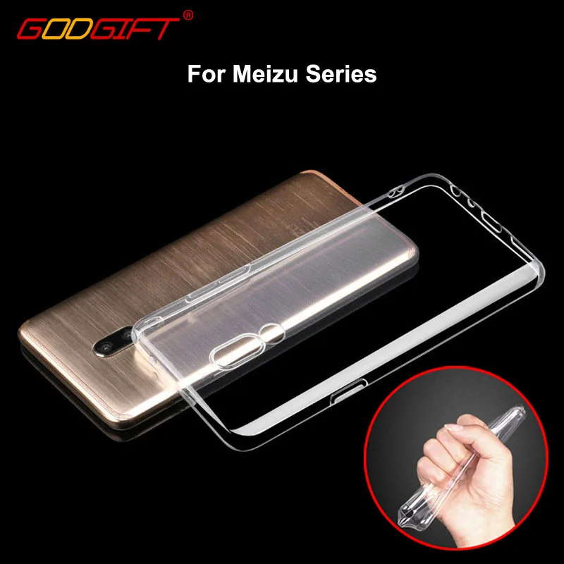 

GodGift Meizu 16 Case Luxury Meizu V8 Pro Soft Silicone Cover For Meizu 16X 16th 16 th Plus X8 V8 Pro m3s Phone Case Back Cover