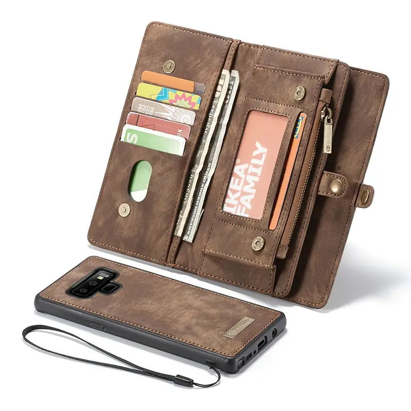CaseMe-For-Galaxy-S8-S9-S10-Plus-S10-E-Retro-Genuine-Leather-Magnetic-Removeable-Wallet-Case (8)__