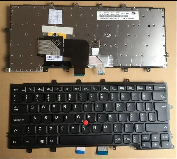Новая клавиатура для ноутбука lenovo ThinkPad X240 X240S X240I X250 X260 X270 немецкий/австрийский/Португальский/Бразильский/японский/Турецкий