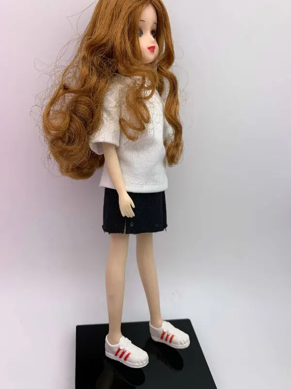 Новая игрушка кукла туфли кукольные аксессуары Белая обувь для 1:6 куклы BBIA58