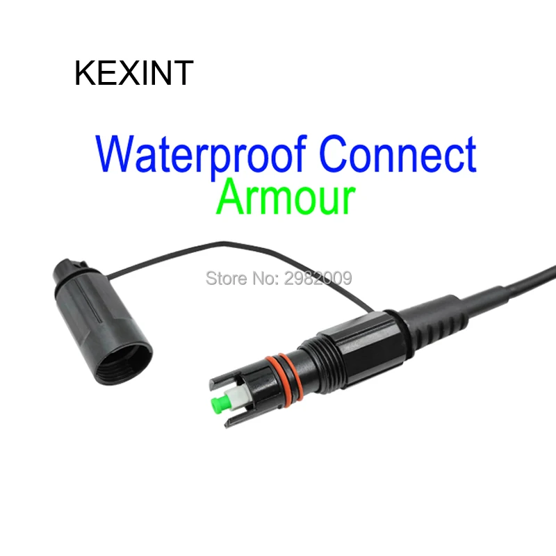 KEXINT FTTH волоконно-оптический патч-корд 3M с кор ning водонепроницаемый IP68 SOS Armour разъем SC/APC/5 шт