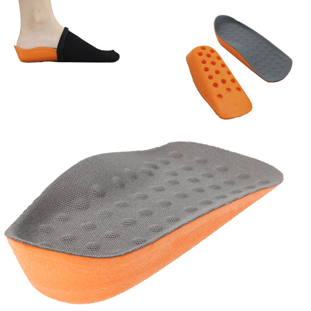 1Pair Shoe Pad Massage Cushion Foot Heel Feet Cup Elastic Care Half
