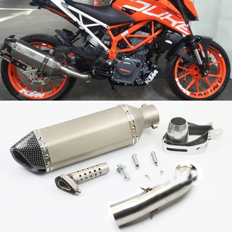 Выхлопная труба для мотоцикла Akrapovic полная система KTM DUKE 390 250 RC 125 RC390 2016 2017