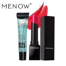 Menow бренд Make Up Set 18 видов цветов Матовая Губная помада Косметика Lasting водонепроницаемый и природных 15 мл Помада для снятия масла Прямая поставка 5383