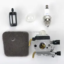 

HIPA Carburetor + Gasket Primer Fuel Air Filter Spark Plug for STIHL FS38 FS45 FS46 FS55 KM55 HL45 Trimmer