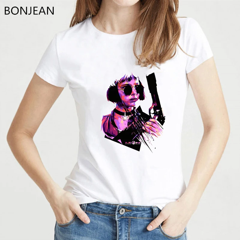 

Mathilda Leon The Professional t shirt women cool tshirt femme white round neck streetwear female t-shirt women's clothing