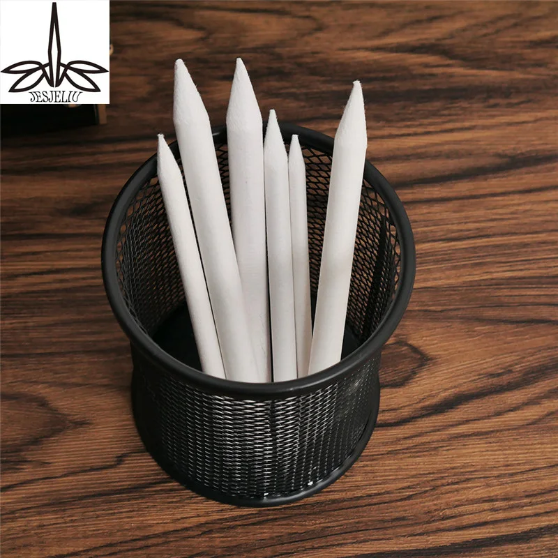 Kopen Premium 6 stks set Smudge Stump Stok Tortillon Sketch Art Wit Tekening Pen Tool Rijstpapier Art Sets Schilderen Leveringen