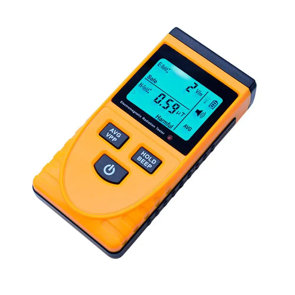 

LanLan Digital LCD Electromagnetic Radiation Detector Dosimeter Tester Electric& Magnetic Field Radiometer Meter