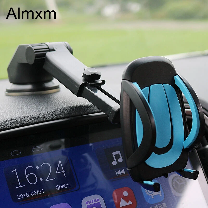 Almxm Car Phone Holder Smartphone Accessories Mount Stand Soporte Celular Para Auto Dashboard Suction Cup Windshield Glass Almxm Car Phone Holder Smartphone Accessories Mount Stand Soporte Celular Para Auto Dashboard Suction Cup Windshield Glass