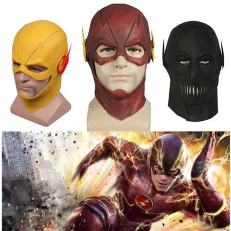 Takerlama The Flash Reverse Flash ZOOM Mask Movie Figures Cosplay Props