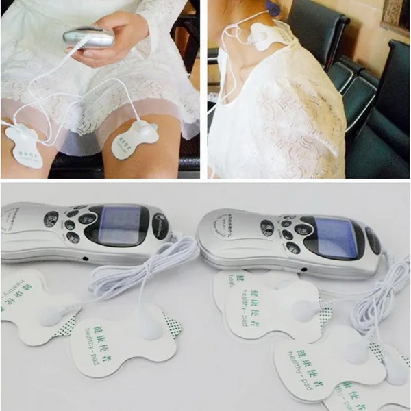 По dhl ИЛИ ems 100 штук электронная лечебная Акупунктура массажер для всего тела Цифровая терапия машина Tens массаж