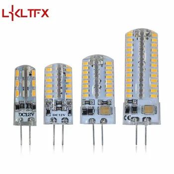 

LKLTFX 1pcs/lot New G4 LED Bulb Lamp 3W High Power SMD2835 3014 DC 12V AC 220V White/Warm White Light 360 Degrees Beam Angle