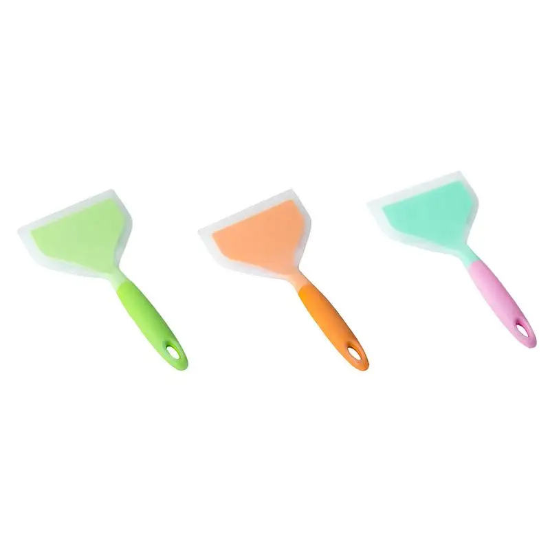  Baking scraper cake baking Tool food grade Non Stick Spatula Butter Spoon Cooking Silicone Spatula 